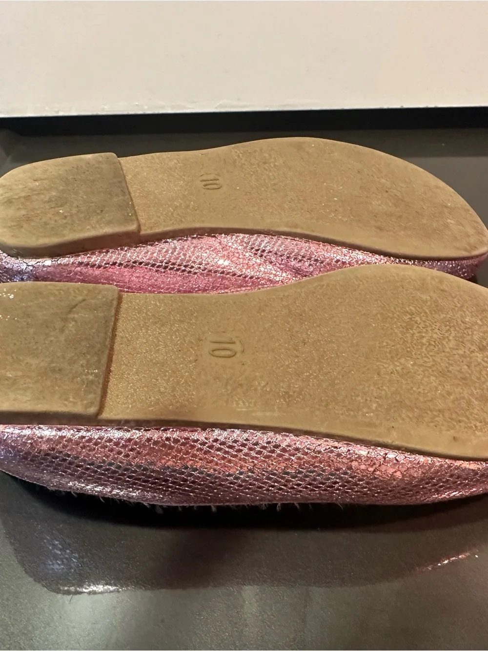 Kids Sparkle Mary Jane Shoes - Pink Size 10